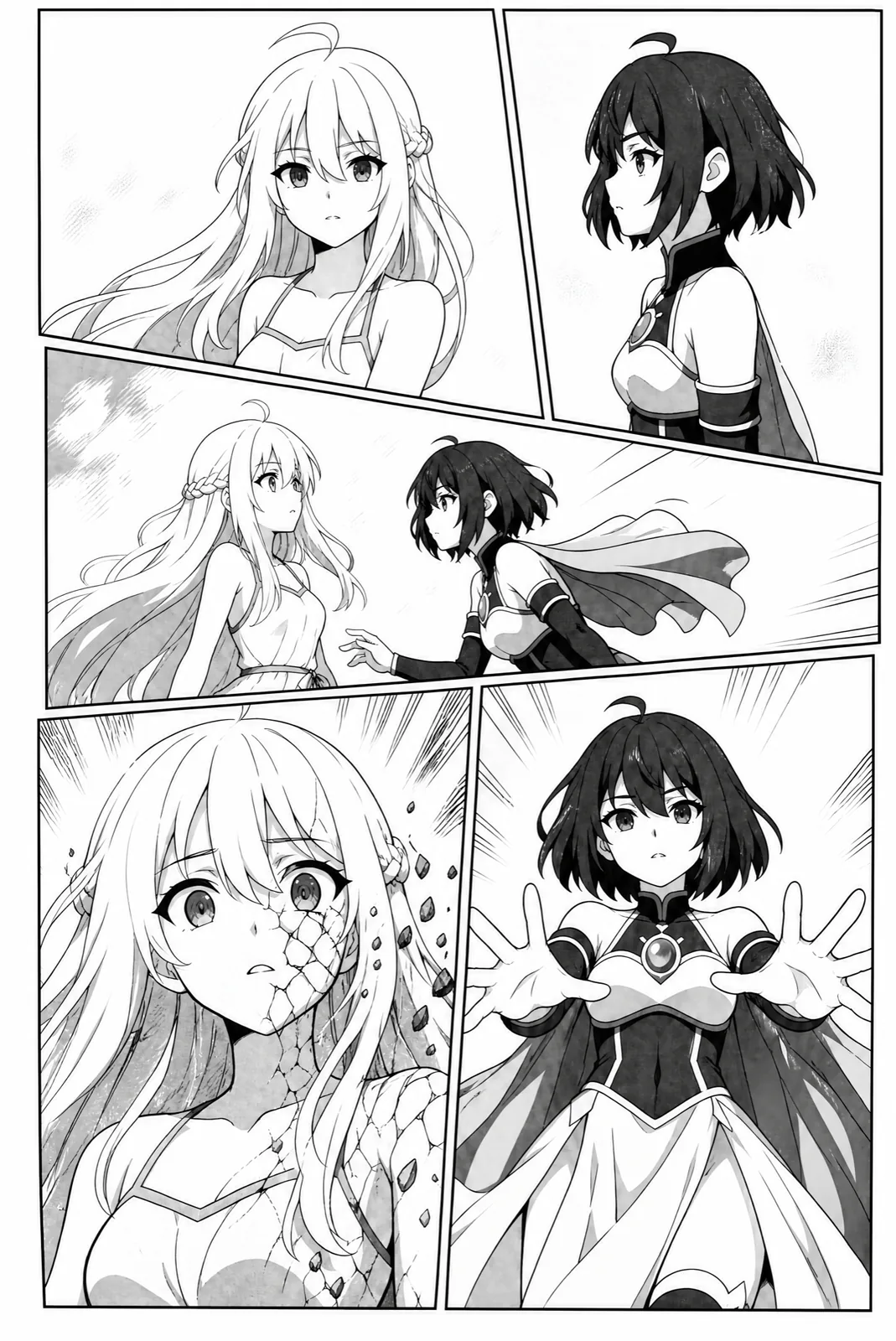 Manga page after automatic speech-bubble removal