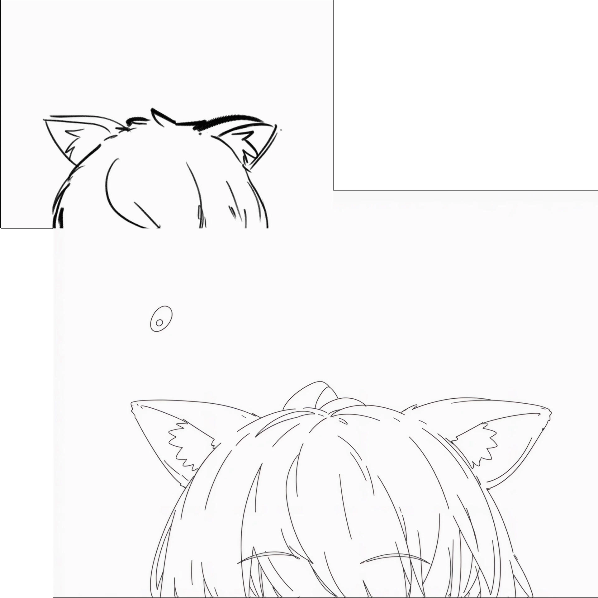 Magic Pen · rough → refined line art
